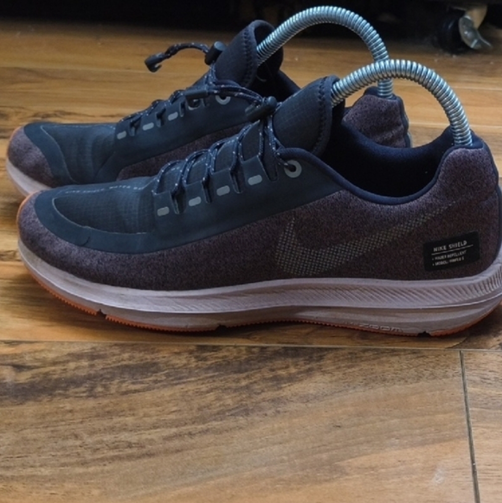 Nike Black and Orange Athletic Shoes